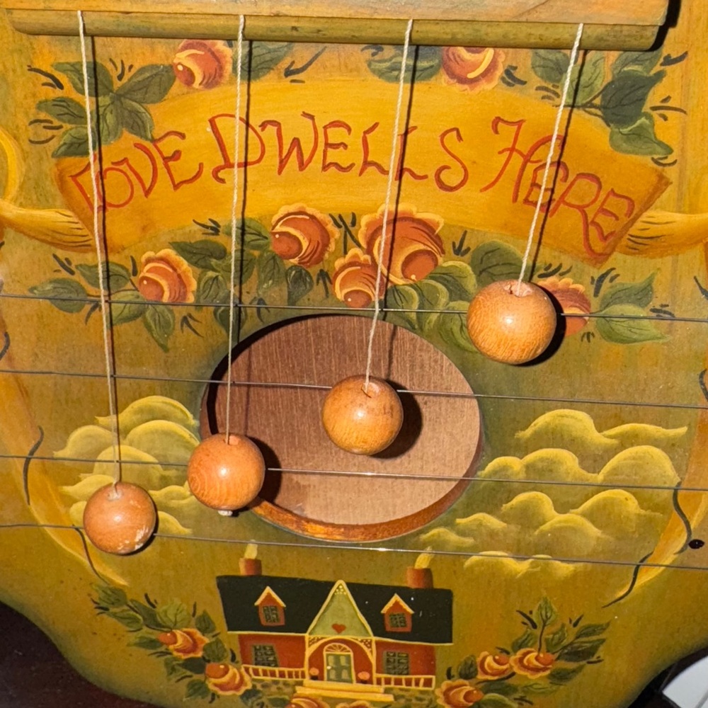 Vintage Door Harp.. Hand Crafted and painted - Picture 3 of 8